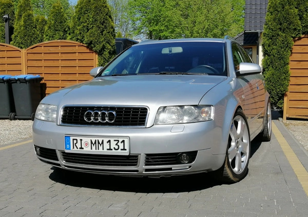 Audi A4 cena 13900 przebieg: 279000, rok produkcji 2004 z Mikołajki małe 172